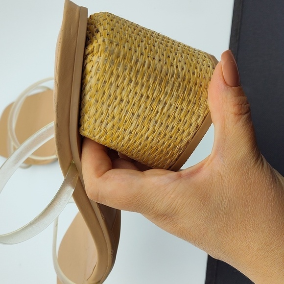 New A New Day Clear Strappy Slip-on Heel - Picture 8 of 9